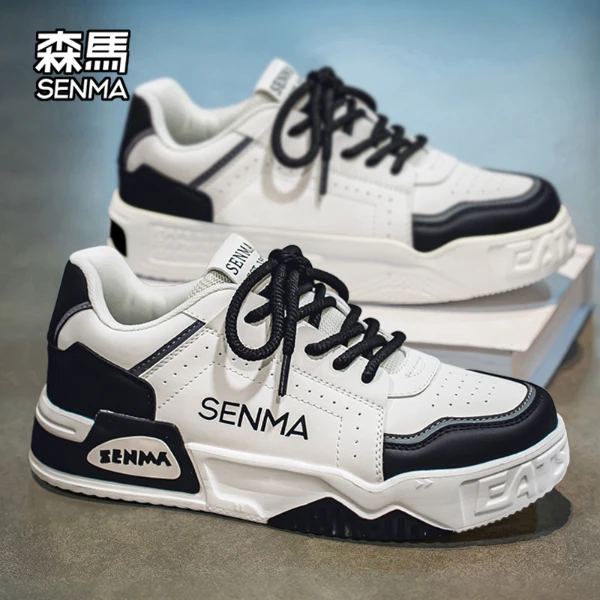 森马男鞋冬季新款个性原创板鞋厚底增高百搭小白鞋男士时尚休闲鞋