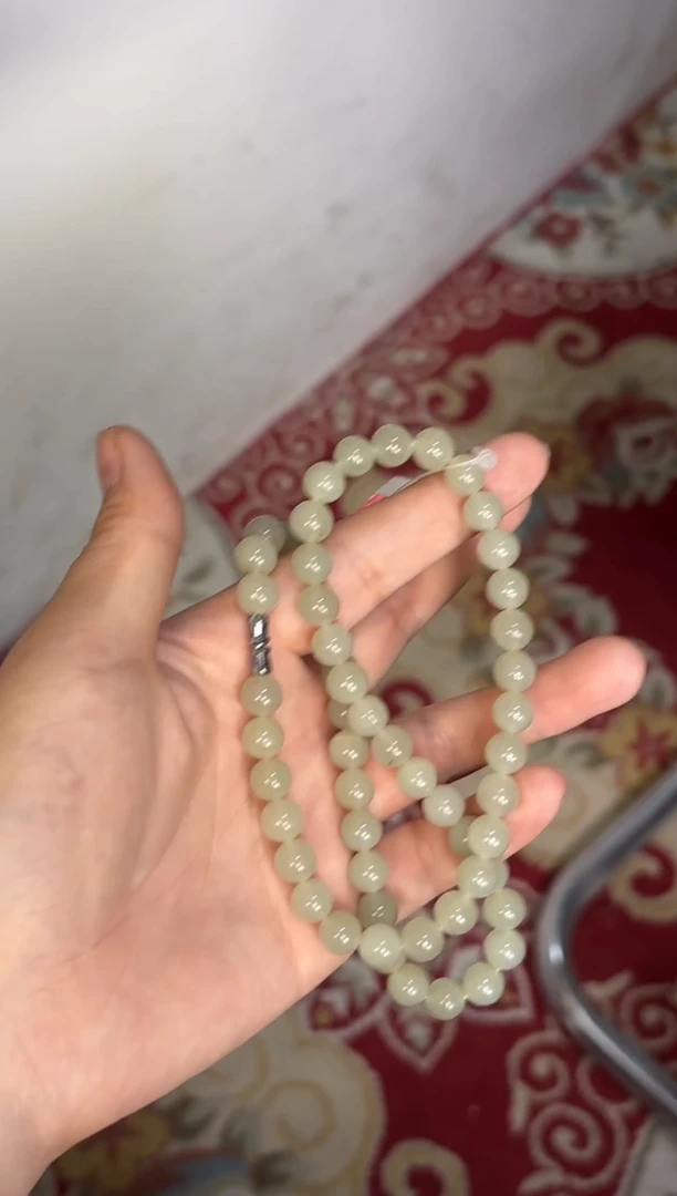 【闪购商品】和田玉项链未镶嵌若羌微色差卡8妈妈链L