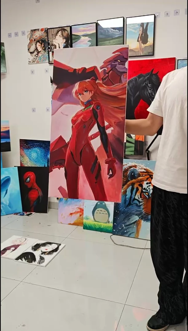 丙烯画明日香装饰画y