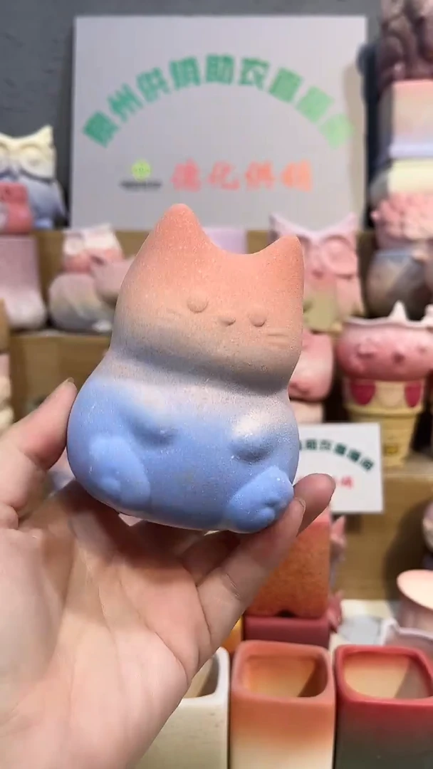 麦饭石粗陶多肉花盆5*8微瑕