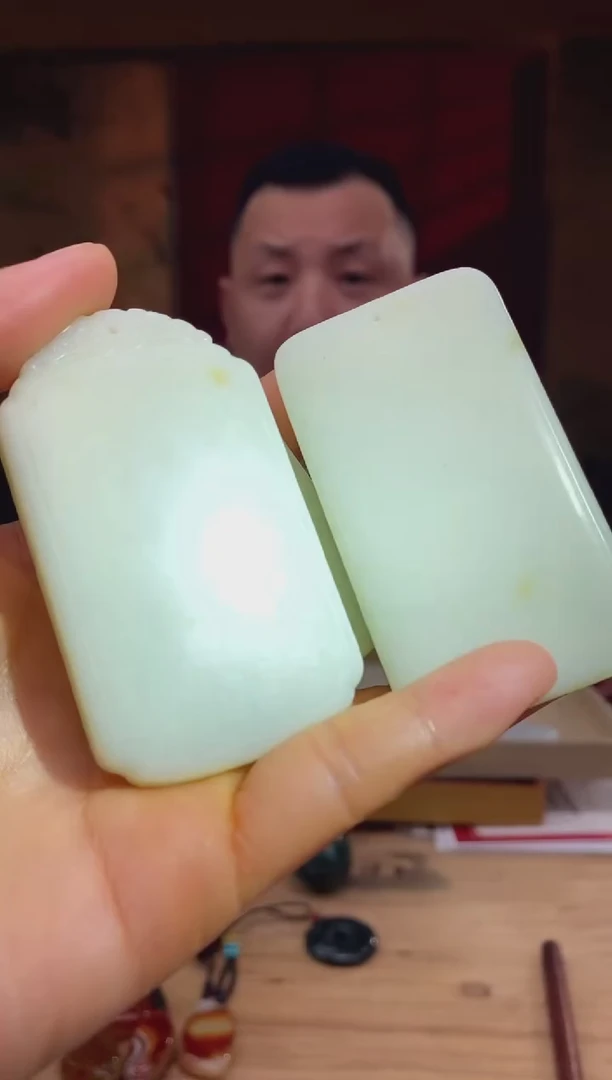 和田玉未镶嵌颈饰d651