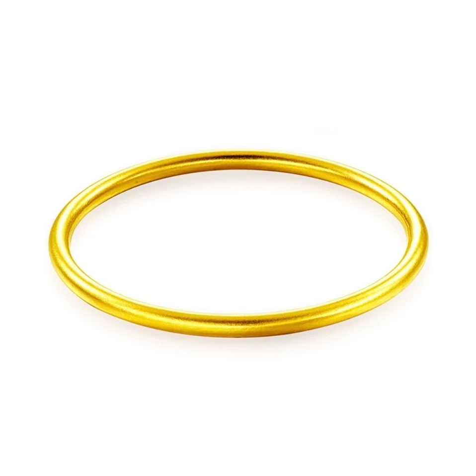 铜合金手镯 【AIOSC饰品】中式古法磨砂素圈手镯卡4镯经典实心传承