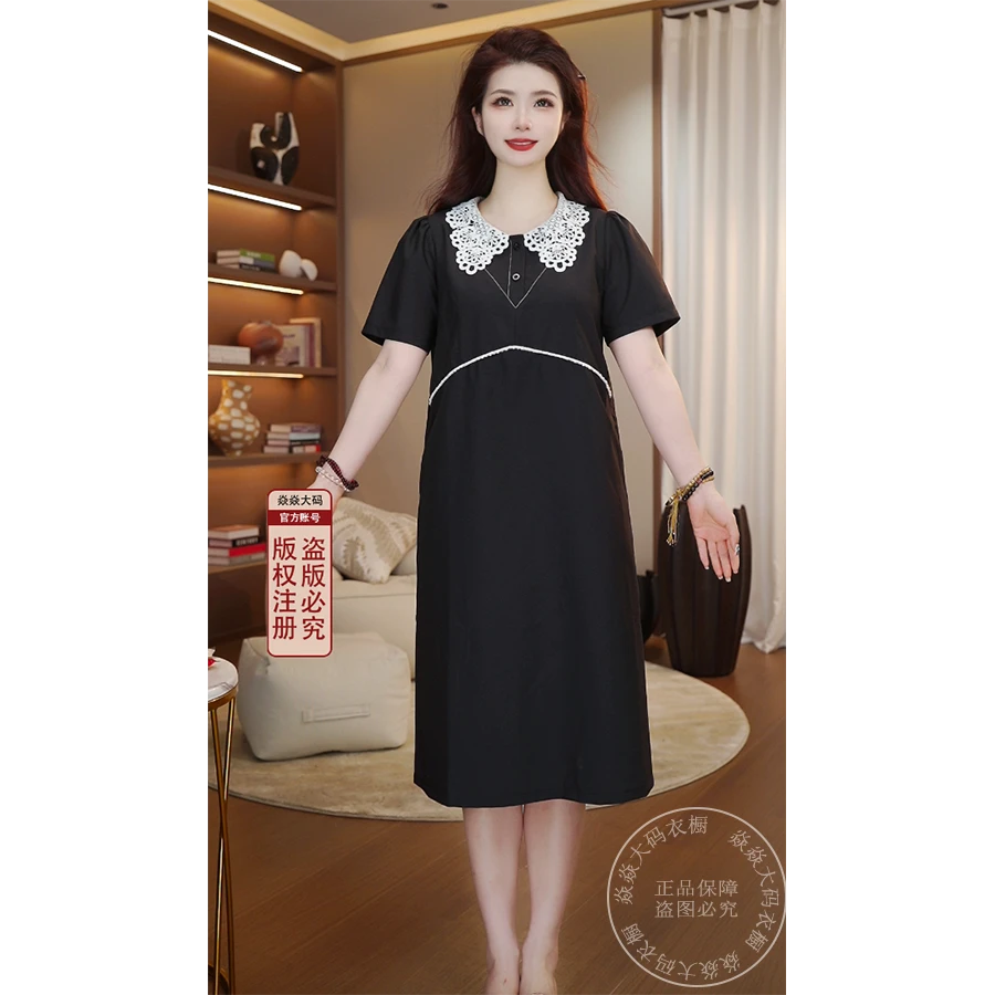 焱姐【奢品定制】珀莱云朵棉夏季高级感修身设计小众轻奢气质连衣裙
