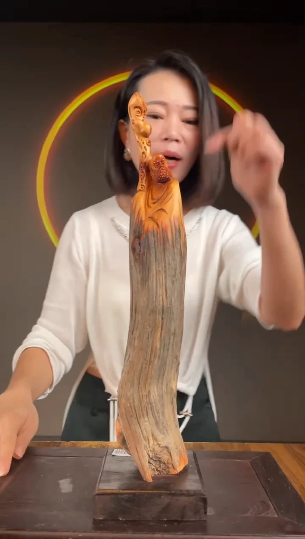 柏木（崖柏）手工摆件,先抢先得! 编号:58