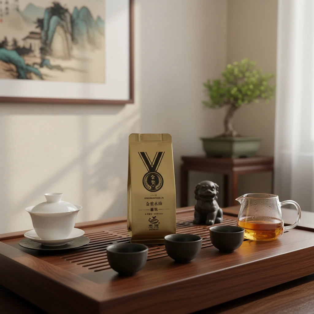 【金奖水仙 博鳌全球民族茶叶品鉴大赛】蘭枞 获奖编码：BGWL0068