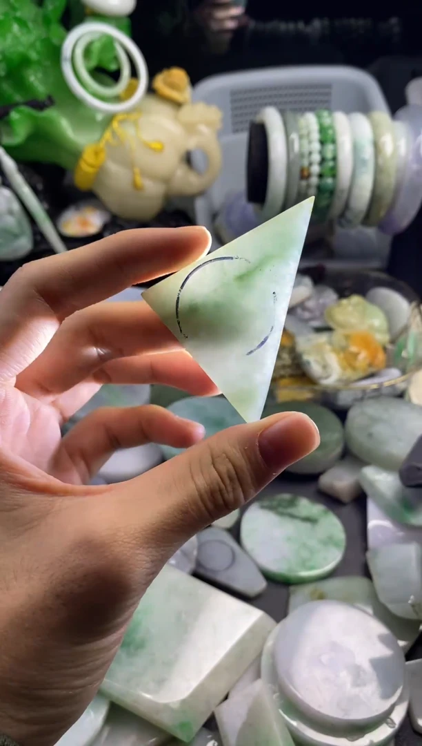 散珠翡翠翡翠A货24