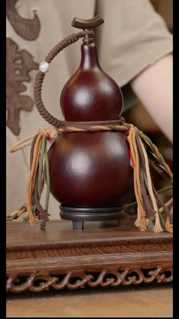 166号精品天然大漆酒葫芦一物一拍~