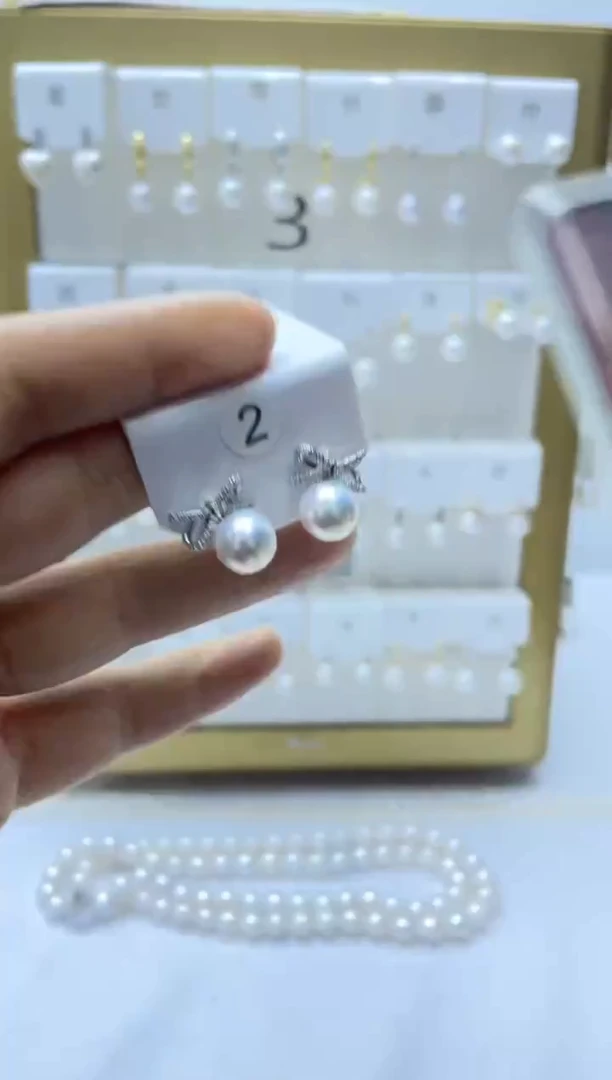 未镶嵌耳饰淡水珍珠2