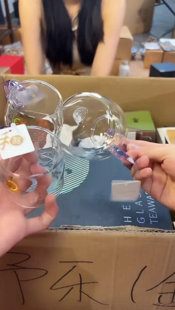 禾器宴辰壶浅紫色+禾器清尚杯2个