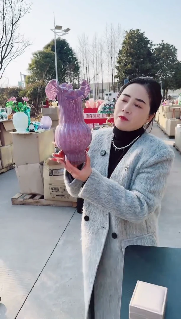 【闪购商品】玻璃YH-紫色褶皱裙