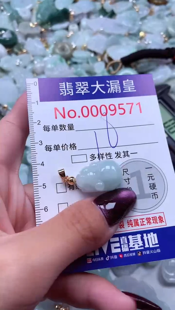颈饰未镶嵌翡翠9571