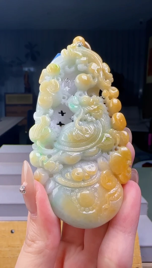 颈饰未镶嵌翡翠CC@@960Q3J21475