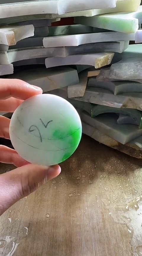 裸石翡翠缅甸翡翠A货花181