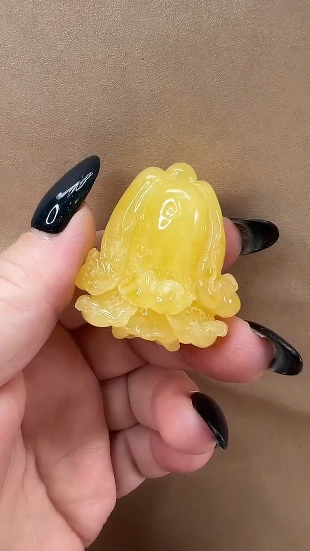 琥珀颈饰未镶嵌吊坠