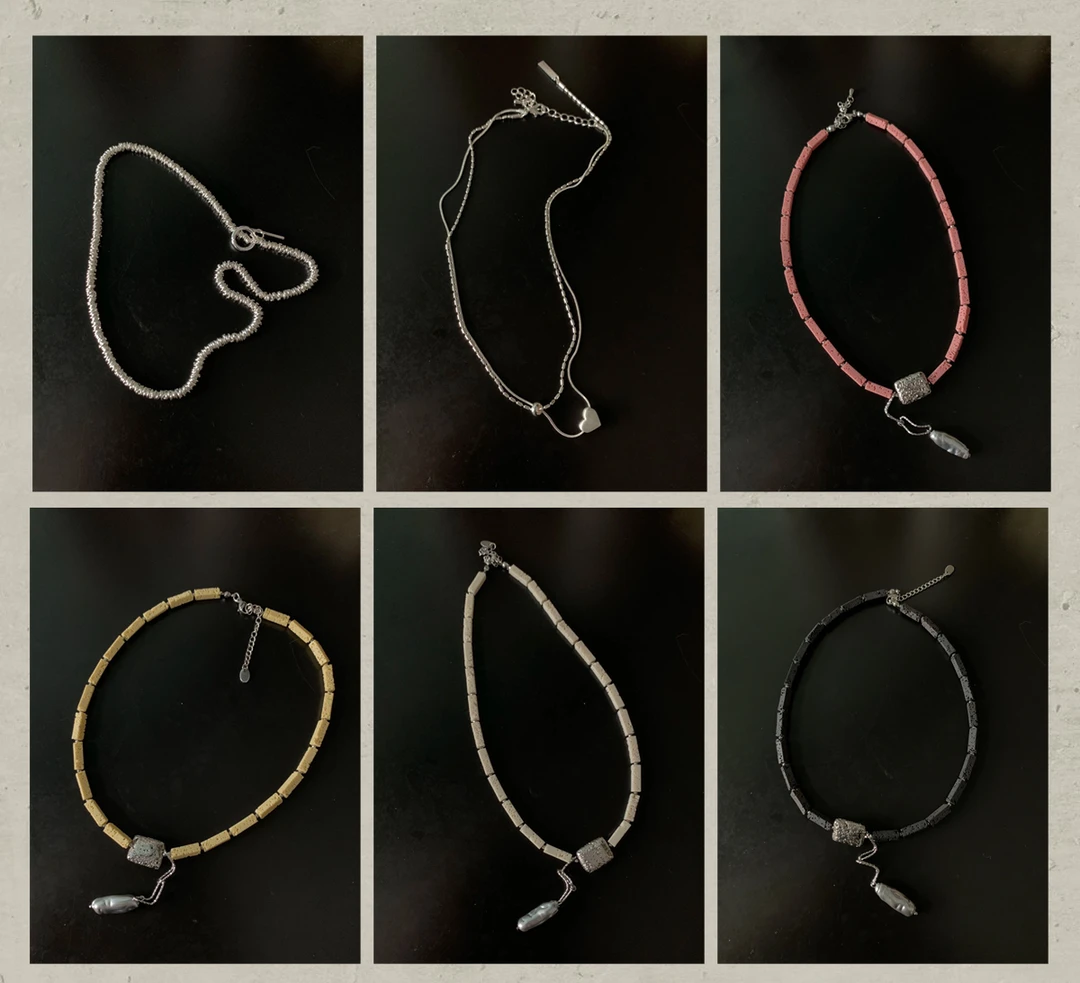 不锈钢项链 2025 A/W SEP.可调节项链饰品4489