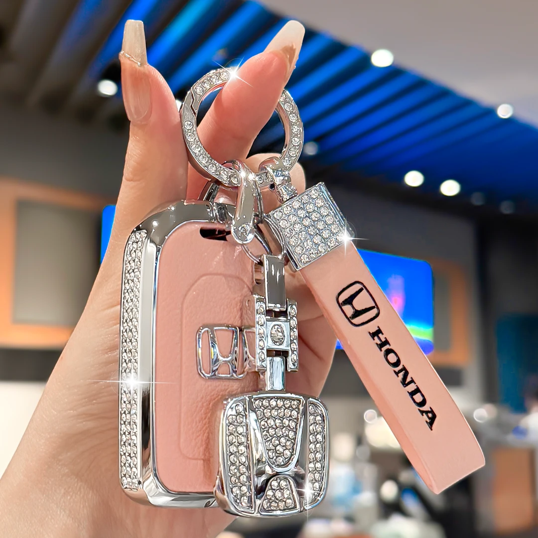 本田雅阁钥匙套十代思域24款飞度凌派英仕派xrv冠道urv车包扣壳女