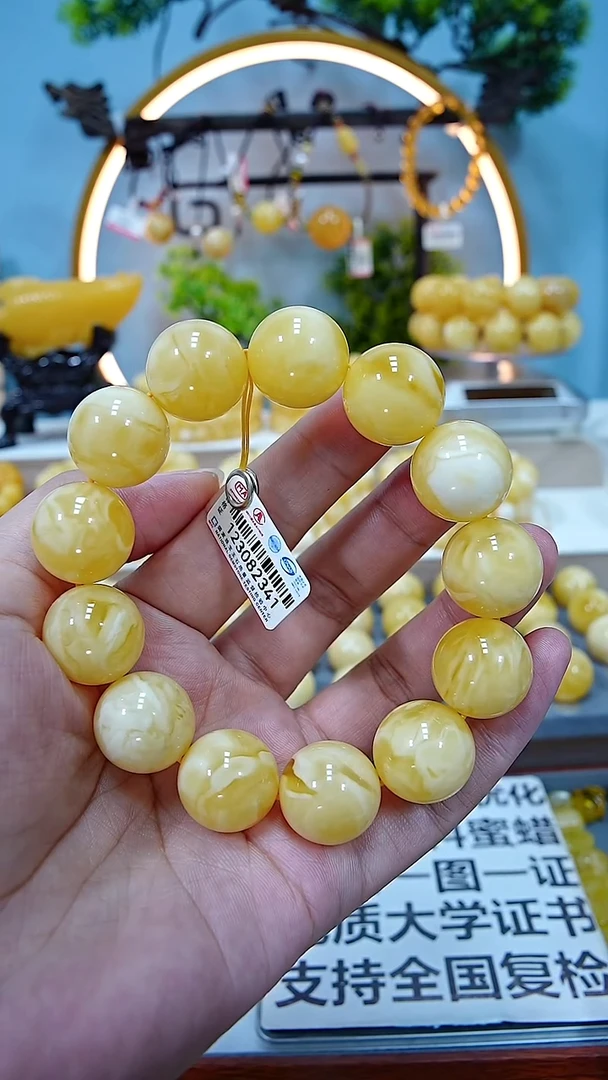 未镶嵌蜜蜡手链***********