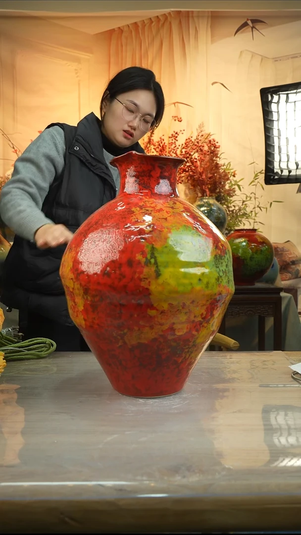 高41口13高温陶瓷花瓶