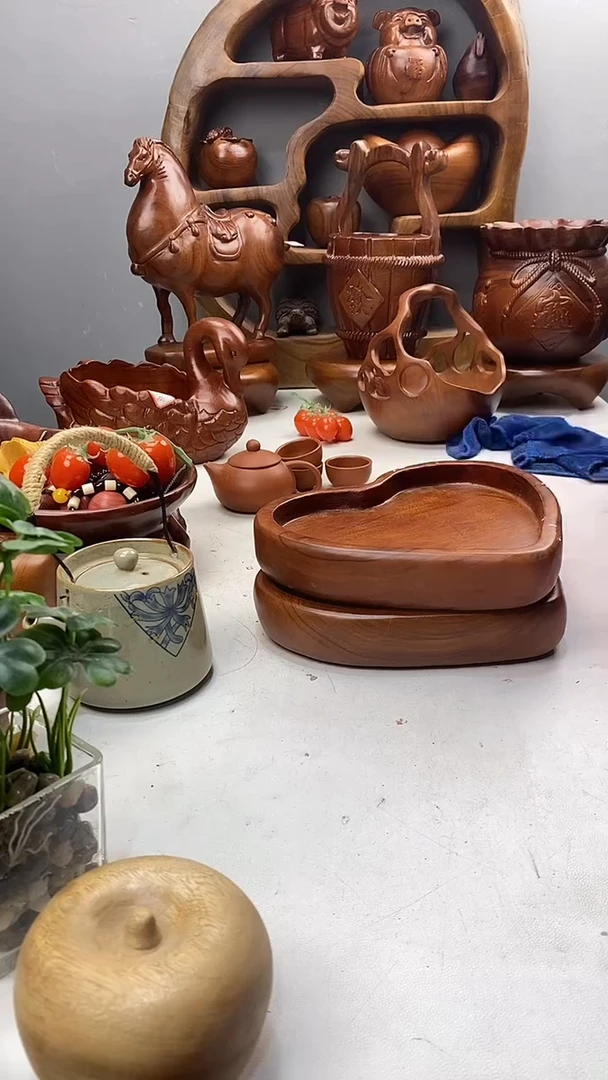 香樟木A20爱心干泡/尺寸