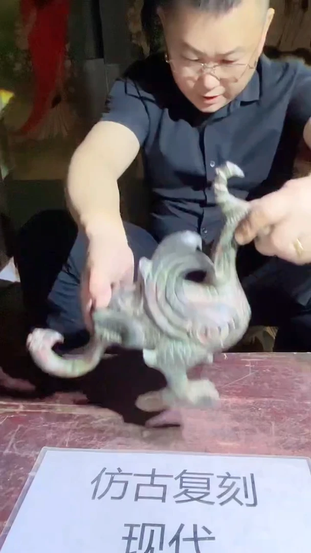 摆件景德镇陶瓷流水215