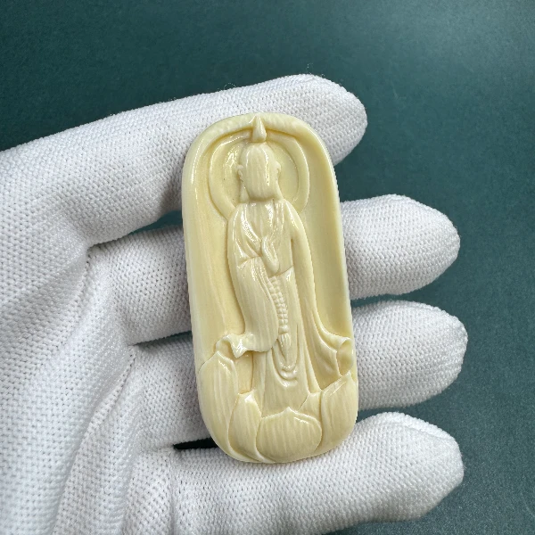 DK1089天然猛犸牙无相雕刻件 支持鉴定 假一罚四