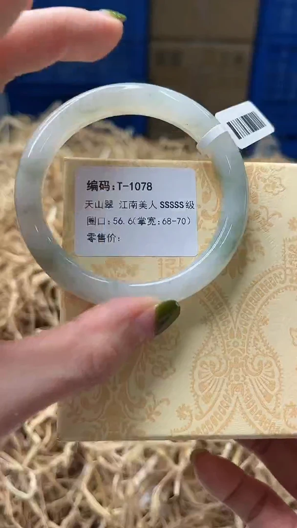 未镶嵌手镯石英质玉T-1078