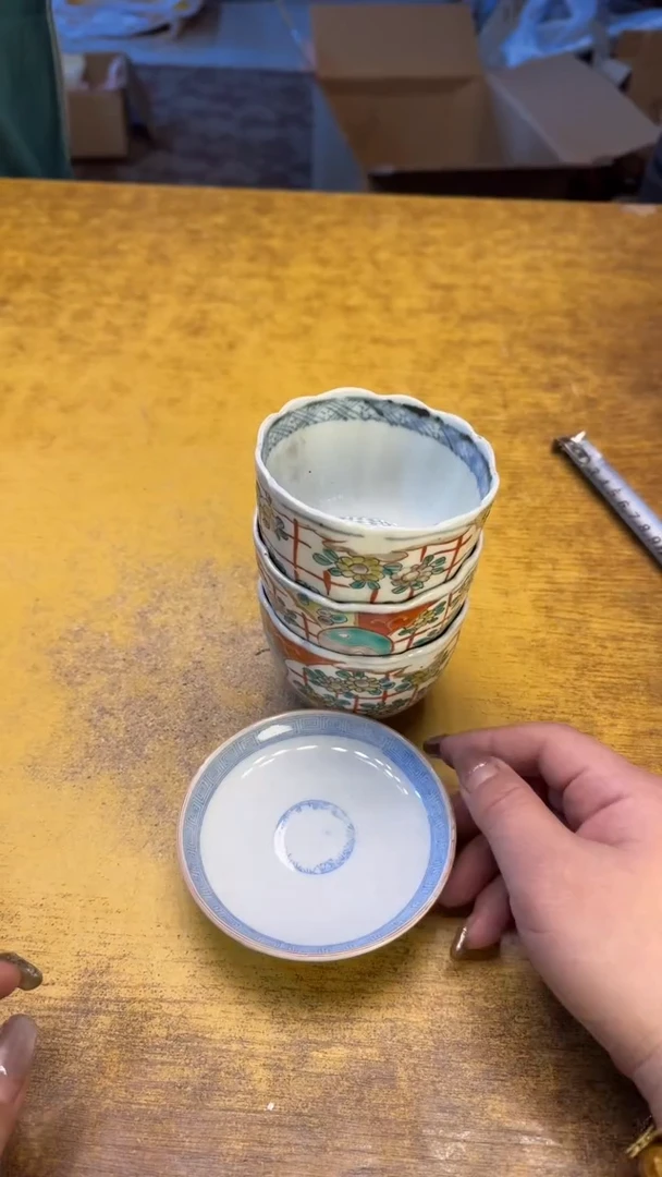 瓷器瓷器瑕疵脏旧27三件