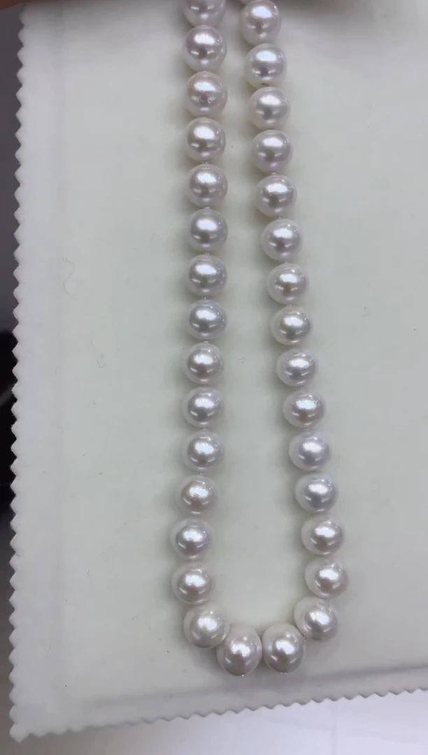 【闪购商品】淡水珍珠颈饰银S925镶嵌11-13项链