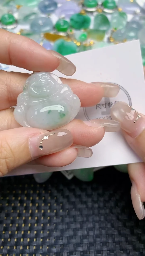 颈饰未镶嵌翡翠天然缅甸A货翡翠百元以上9元证书费自理