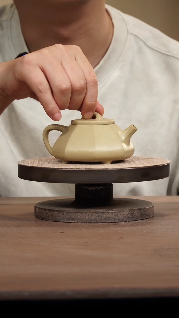茶壶紫砂本绿八方石瓢