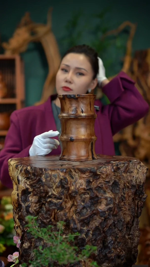 枣木雷击枣木竹节罐
