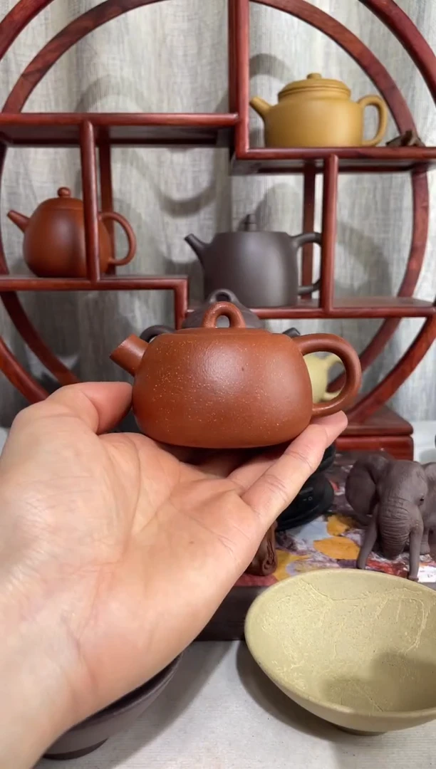 【闪购商品】紫砂茶壶微瑕小煤窑红泥炮嘴140cc