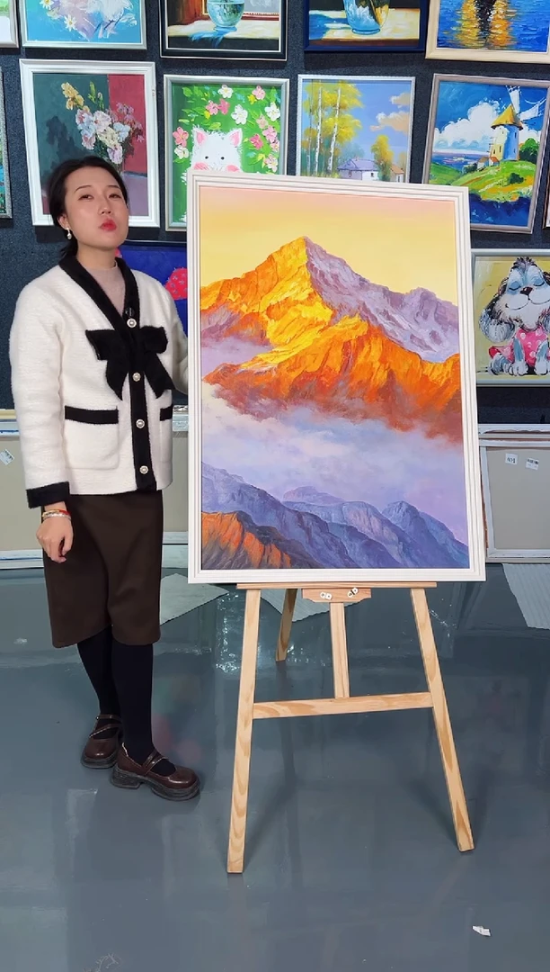 【闪购商品】油画40号 70*100金山-手绘油画