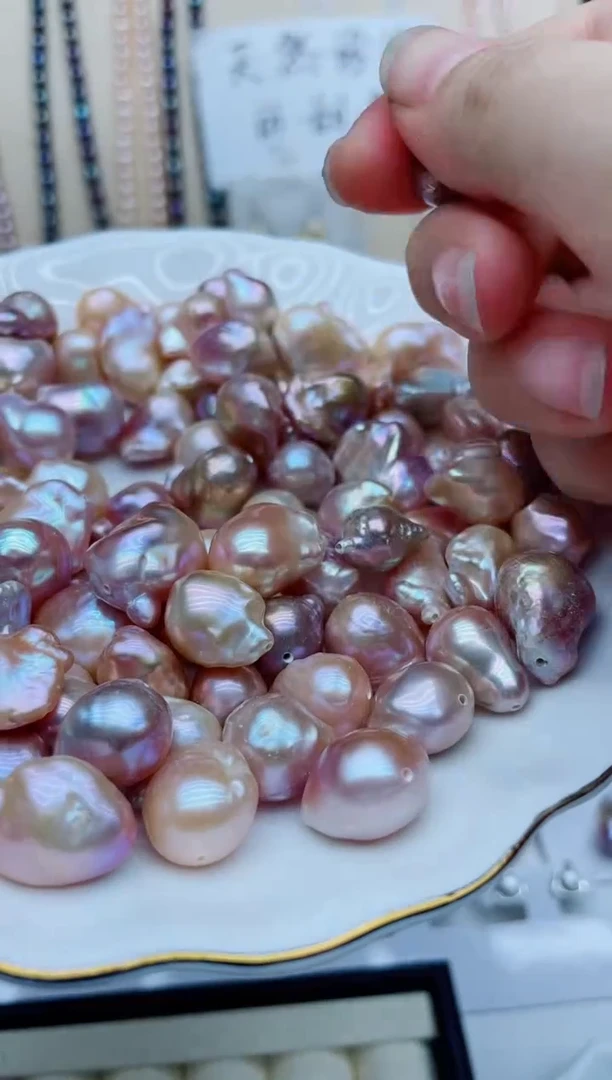 淡水珍珠未镶嵌颈饰珍珠多样性发其一