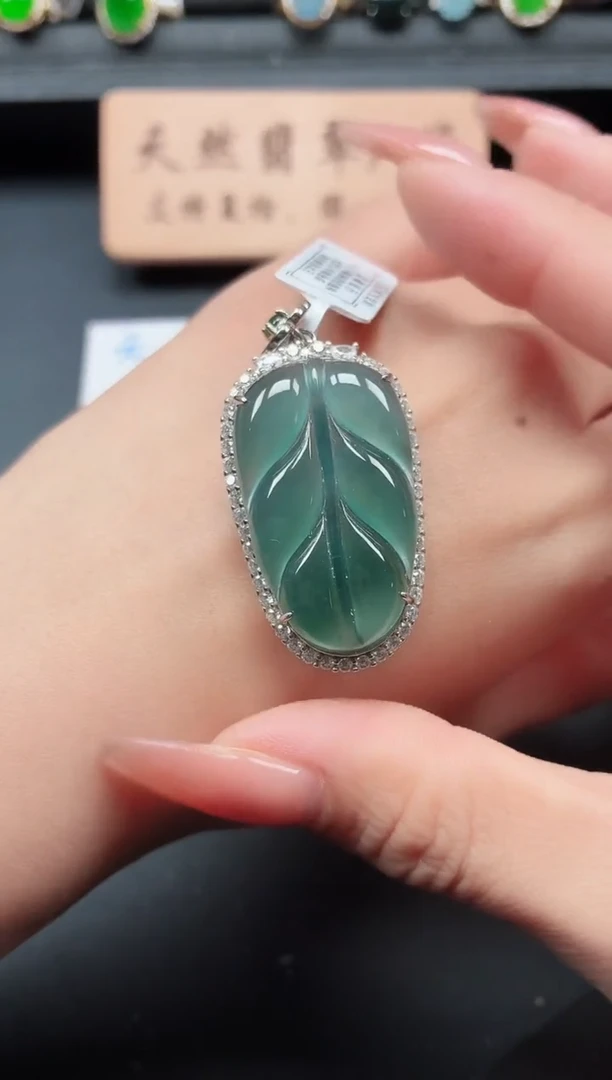 银S925镶嵌戒指翡翠111