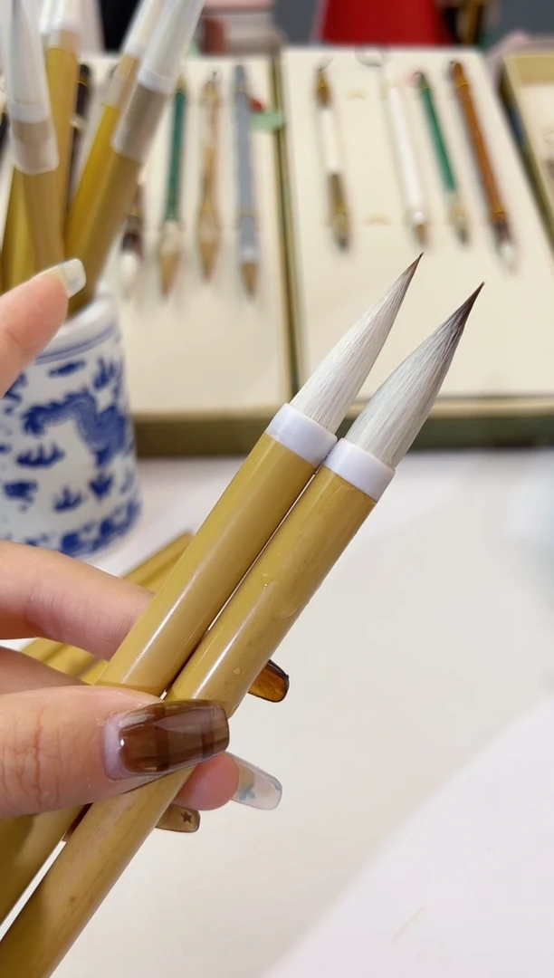 晚棠狼羊兼毫1只 出峰3.5