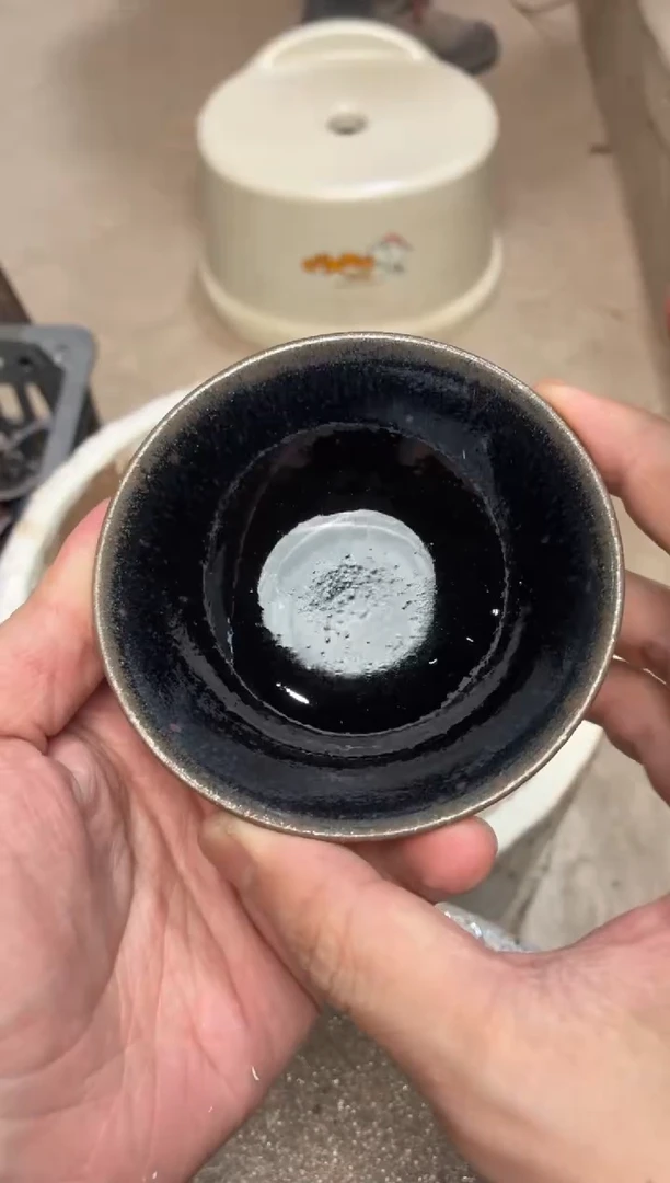 茶盏真柴烧建盏换点柴火