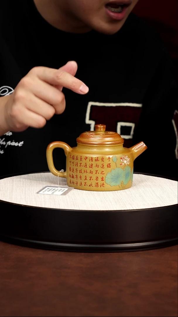 茶壶紫砂宜兴紫砂 德钟壶柴烧 梅付春