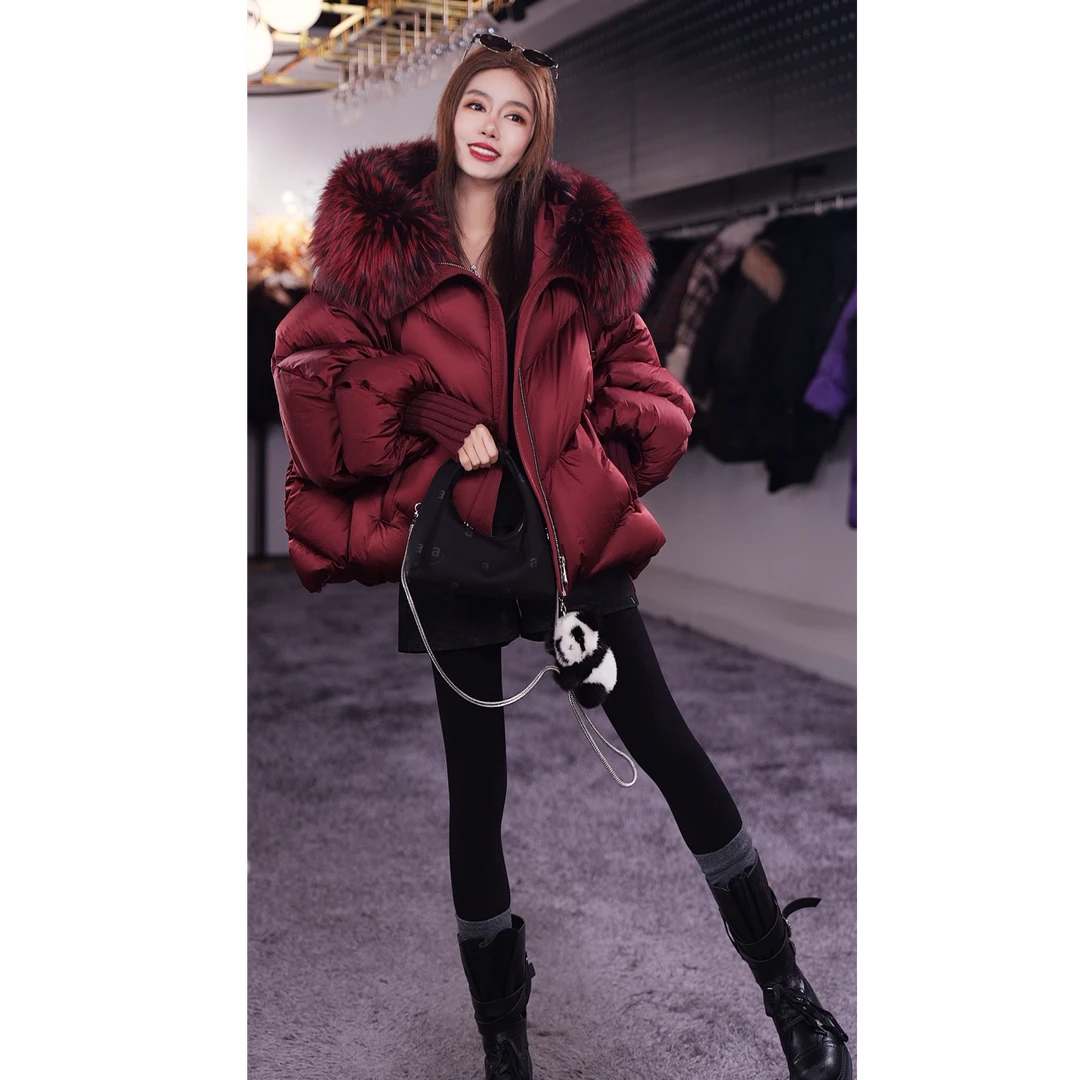 【Yongjia 】鹅绒服配狐狸貉子毛领外套69107-THJ