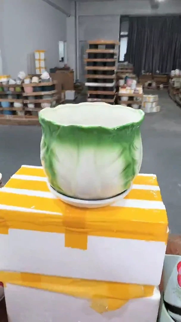 高温陶瓷花盆+21-2