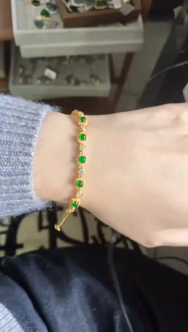 【闪购商品】翡翠戒指银S925镶嵌51151-6