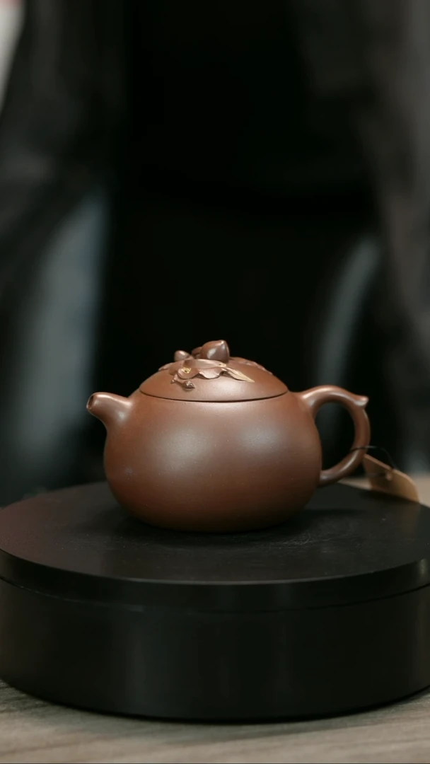 茶壶紫砂用****8H2312赵信军底槽青寿桃西施
