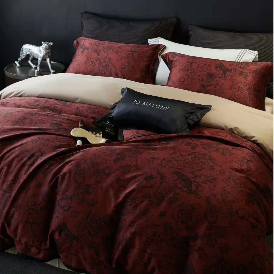 【Jo Malong.维曼】高定系列/植物甄棉高档面料混纺四件套