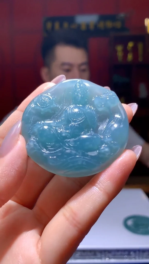 定制翡翠未镶嵌1088hm-毛货挂件106