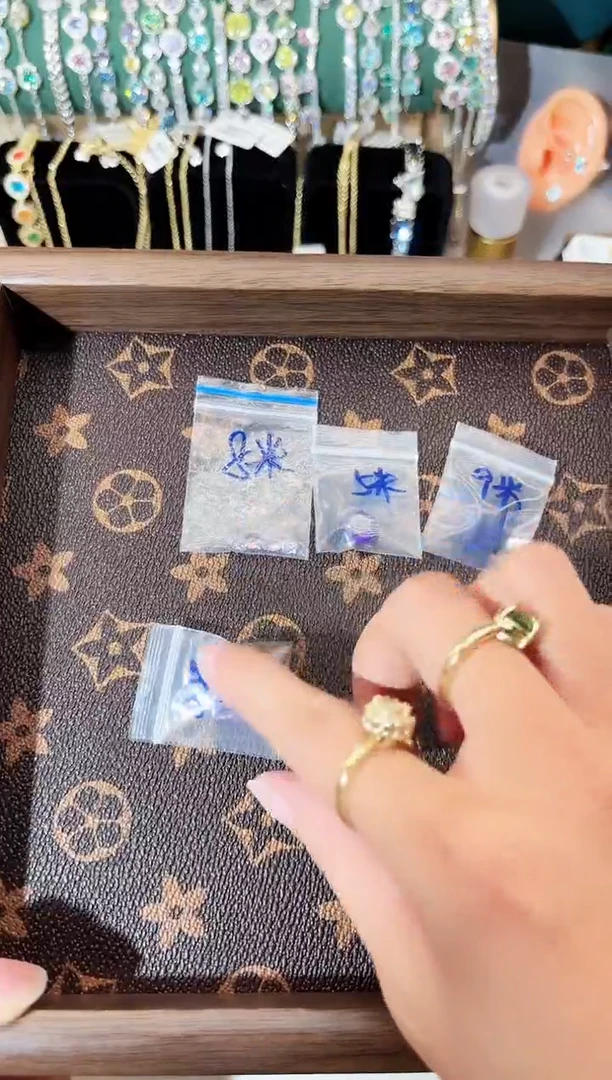 纯铜合成立方氧化锆星****️31
