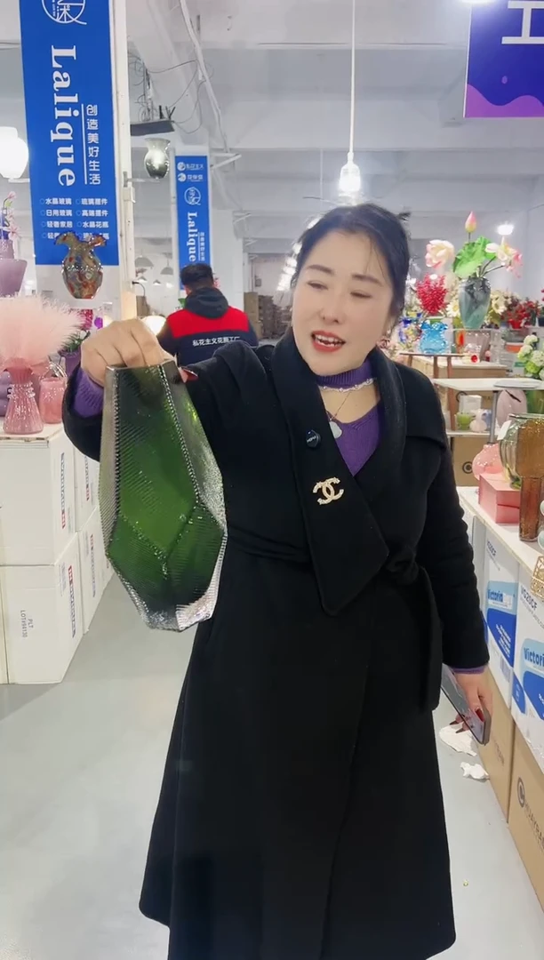 【闪购商品】玻璃花伴你花瓶微瑕-RYUH9