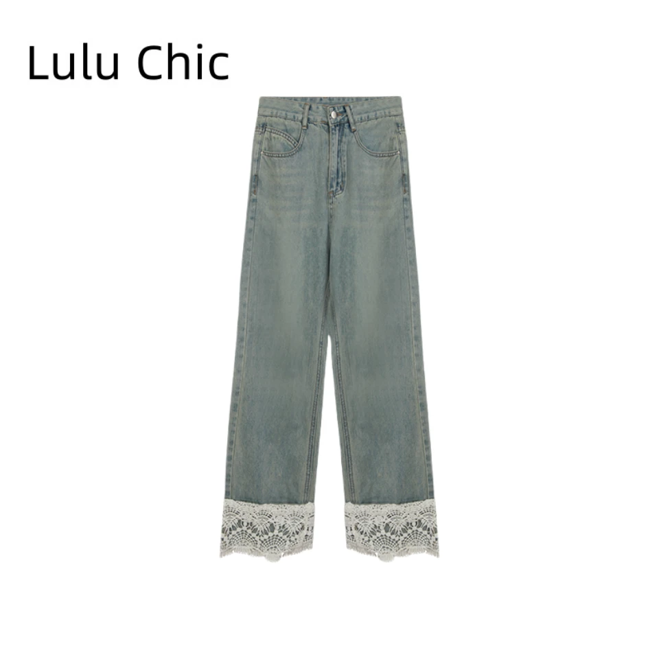 【裤脚艺术】丸子璐春季新款休闲时尚牛仔裤预WZLC5WT0241A