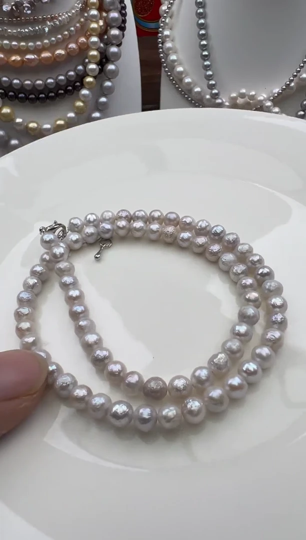 淡水珍珠未镶嵌颈饰1