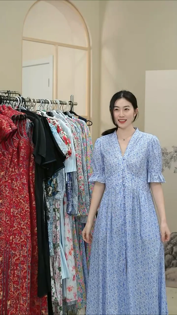 棉涤无填充物liberty L码蓝