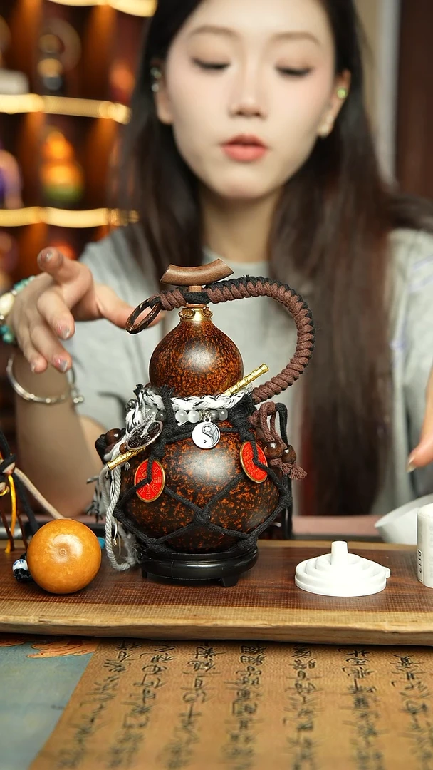 112号精品大漆酒葫芦防腐防渗装水茶酒